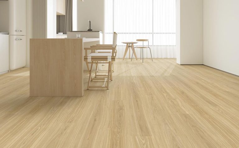 Vinilna talna obloga na klik svetel hrast Sena